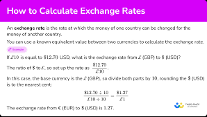 How To Calculate Exchange Rates Math