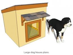 9 Diy Slanted Roof Dog House Plans You