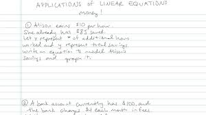 Linear Equations Problem