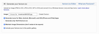 Favicon App Icon Generator Broekman