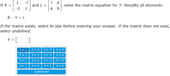 Ixl Solve Matrix Equations Grade 12