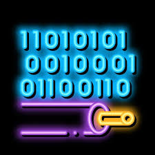 Data Transfer Cable Neon Light Sign