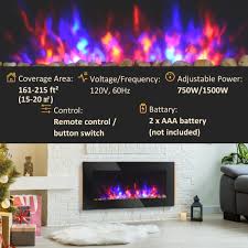 Wall Mounted Electric Fireplace Heater