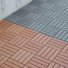 Decking Tiles Flooring In Dark Gray
