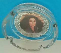 Handmade Cher Glass Ashtray Cher