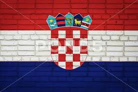 National Flag Of Croatia Depicting In