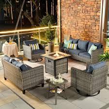 Xizzi Michigan 6 Piece Wicker Outdoor