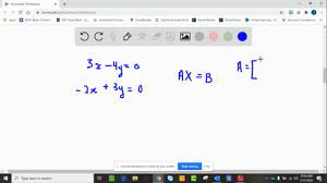 Solved Use Matrix Inversion To Solve