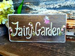 Wood Garden Signs Rustic Home Decor