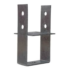 slotted concrete fence post brackets