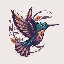Logo Of Flaying Hummingbird Bird