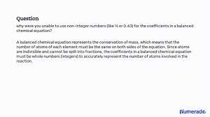 Balanced Chemical Equation