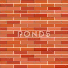 Brick Wall Background Vector Seamless