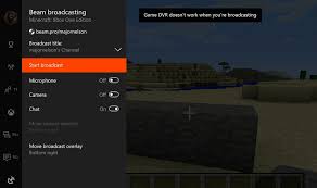broadcast with beam on xbox one