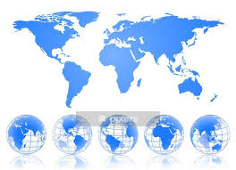 Wall Decal Detailed Vector World Map