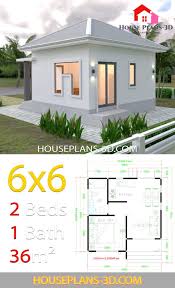 Small House Plans 6x6 With One Bedroom