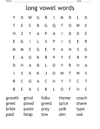 long vowel sounds crossword wordmint