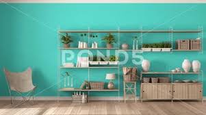 Eco Turquoise Interior Design With