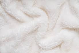 White Fur Texture Background Warm