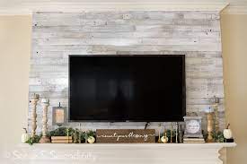 Easy Reclaimed Wood Feature Wall