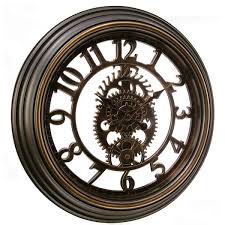 Kieragrace Gears Wall Clock Bronze