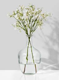 Clear Glass Bottle Vase In 2 Sizes