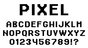 Premium Vector Pixel Alphabet Letters