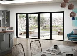 Status 4 0m Black Aluminium Bi Fold Doors