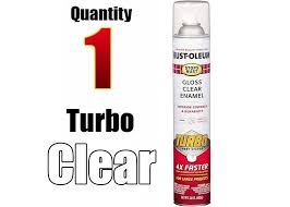 Rustoleum Turbo Clear Spray Paint