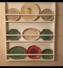 Plate Rack Wall Hanging Dishes Display