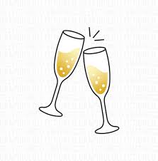 Champagne Glasses Clipart Svg Png