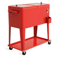 Beverage Icebox Cooler Trolley