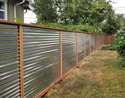 Corrugated Metal Fencing Tacoma