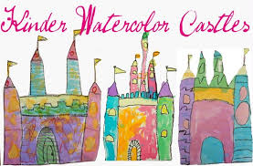 Watercolor Castle Art Project Deep