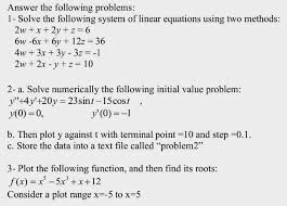 Linear Equations