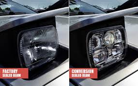 conversions for sealed beam headlights