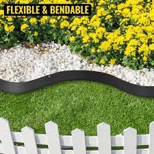 Vevor Steel Lawn Edging 5 Pieces Metal