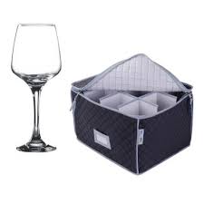 Wine Glasses With Glassware Storage