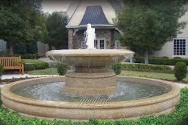 Natural Beige Marble Yard Fountain