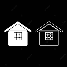 Flat Style Isolated Maison Color Vector
