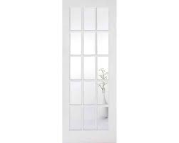 Panel Glazed Internal White Primed Door