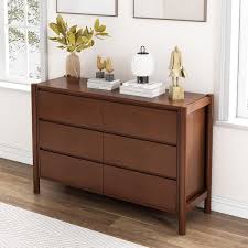 Wood Dresser Storage Accent Cabinet