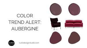 Color Trend Alert Aubergine Curio