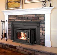 Pellet Stove With Mantel