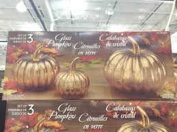 Glass Pumpkins 3 Piece Set Costcochaser