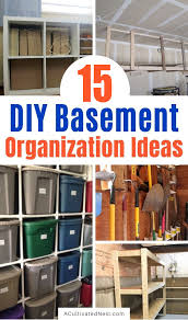 15 Diy Basement Organization Ideas A