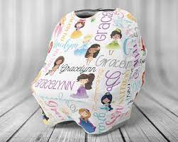 Personalized Princess Car Seat Cover