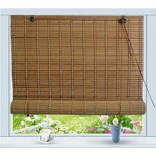 Bamboo Roll Up Window Blind Sun Shade