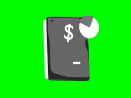 Green Screen Animation Icon Financial