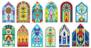 Colorful Stained Glass Windows Of
